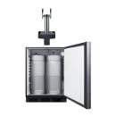 Summit SBC58BLIFFLTWADA 24" Floating Tap Kegerator Beer Dispenser w/ (2) Keg Capacity - (1) Column, Panel Ready, 115v thumbnail 5