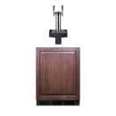 Summit SBC58BLIFFLTWCFADA 24" Floating Tap Cold Brew Dispenser w/ (2) Keg Capacity - (1) Column, Panel Ready, 115v thumbnail 2