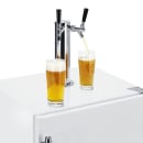 Summit SBC58WHBIADA 24" Kegerator Beer Dispenser w/ (2) 1/6 Keg Capacity - (1) Column, White, 115v thumbnail 5