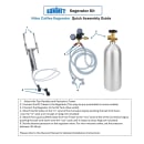 Summit SBC58WHBIADANCFTWIN 23 5/8" Draft Nitro Cold Brew Coffee Dispenser - (1) Column & (2) Taps, White, 115v thumbnail 10