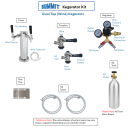 Summit SBC58WHBIADAWKDTWIN 24" Draft Wine System w/ (1) 1/6 Keg Capacity - (1) Column, White, 115v thumbnail 10