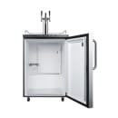 Summit SBC635MSSTBTRIPLE 23 5/8" Kegerator Beer Dispenser w/ (2) Keg Capacity - (1) Column, Stainless, 115v thumbnail 3