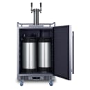 Summit SBC682CFTWIN 24" Draft Cold Brew Dispenser w/ (3) 1/6 Keg Capacity - (1) Column & (2) Taps, 115v thumbnail 2