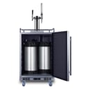 Summit SBC682CMTWIN 24" Draft Nitro Cold Brew Dispenser w/ (3) 1/6 Keg Capacity - (1) Column & (2) Taps, 115v thumbnail 2