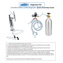 Summit SBC682NCFTWIN 24" Draft Nitro Cold Brew Dispenser w/ (3) 1/6 Keg Capacity - (1) Column & (2) Taps, 115v thumbnail 3