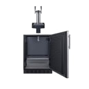 Summit SBC7BRSFLTWADA 24" Floating Tap Kegerator Beer Dispenser w/ (2) Keg Capacity - (1) Column, Stainless, 115v thumbnail 4