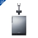 Summit SBC7BRSFLTWCFADA 24" Floating Tap Cold Brew Dispenser w/ (2) Keg Capacity - (1) Column, Stainless, 115v thumbnail 3