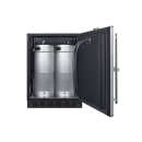 Summit SBC7BRSFRTPADA 24" Front Tap Kegerator Beer Dispenser w/ (2) Keg Capacity - Stainless, 115v thumbnail 4