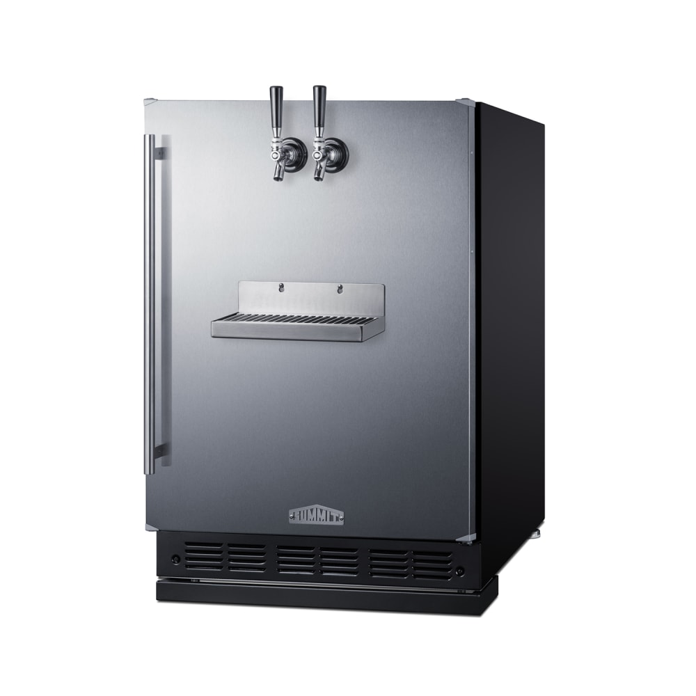 Summit SBC7BRSFRTPCF 24" Front Tap Cold Brew Dispenser w/ (2) Keg Capacity - Stainless, 115v