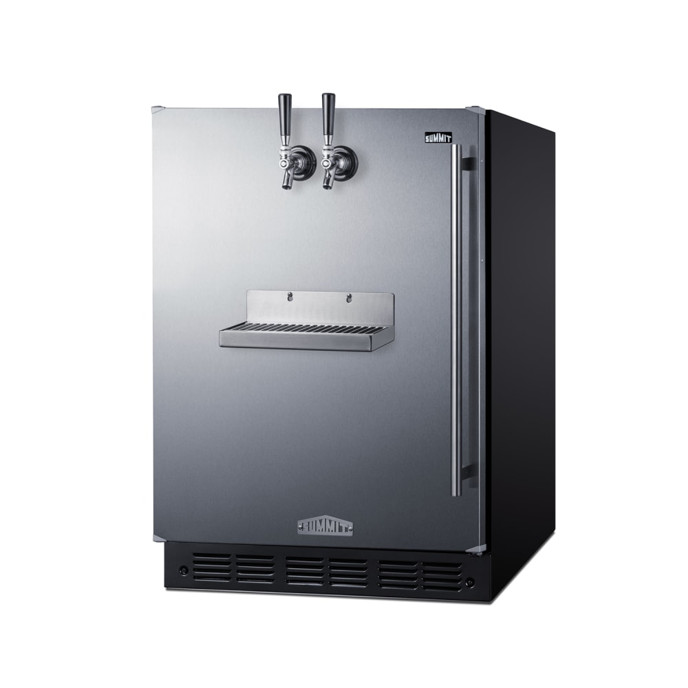 Summit SBC7BRSFRTPCFADALHD 24" Front Tap Cold Brew Dispenser w/ (2) Keg Capacity - Stainless, 115v