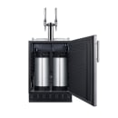 Summit SBC7BRSNCF2 24" Draft Nitro Coffee Dispenser - (1) Column & (2) Taps, Stainless, 115v thumbnail 4