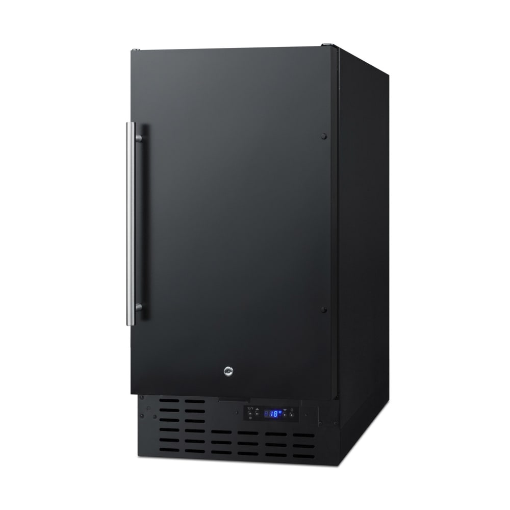 Summit SCFF1842ADA 18" Undercounter Freezer w/ (1) Solid Door - Black, 115v