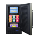 Summit SCFF1842KSADA 18" Undercounter Freezer w/ (1) Solid Door - Black Stainless Steel, 115v thumbnail 4