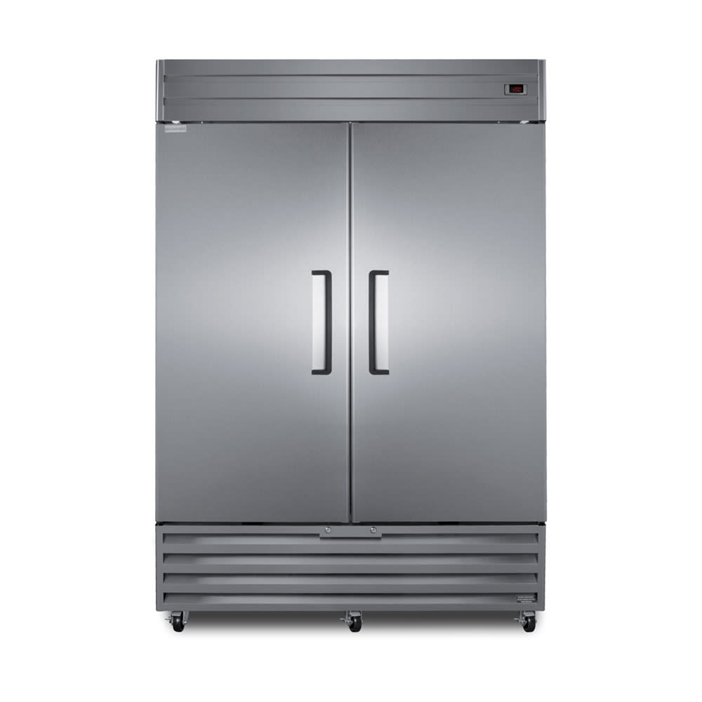 Accucold 54 1/4" SCFF Series Two Section Reach In Freezer, (2) Left/Right Hinge Solid Doors, 115v (SCFF436)