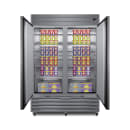 Accucold 54 1/4" SCFF Series Two Section Reach In Freezer, (2) Left/Right Hinge Solid Doors, 115v (SCFF436) thumbnail 2