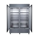 Accucold 54 1/4" SCFF Series Two Section Reach In Freezer, (2) Left/Right Hinge Solid Doors, 115v (SCFF436) thumbnail 3