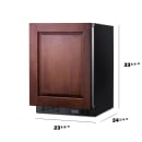 Summit SCFF53BIF 23 5/8" W Undercounter Freezer w/ (1) Section & (1) Door, 115v thumbnail 6