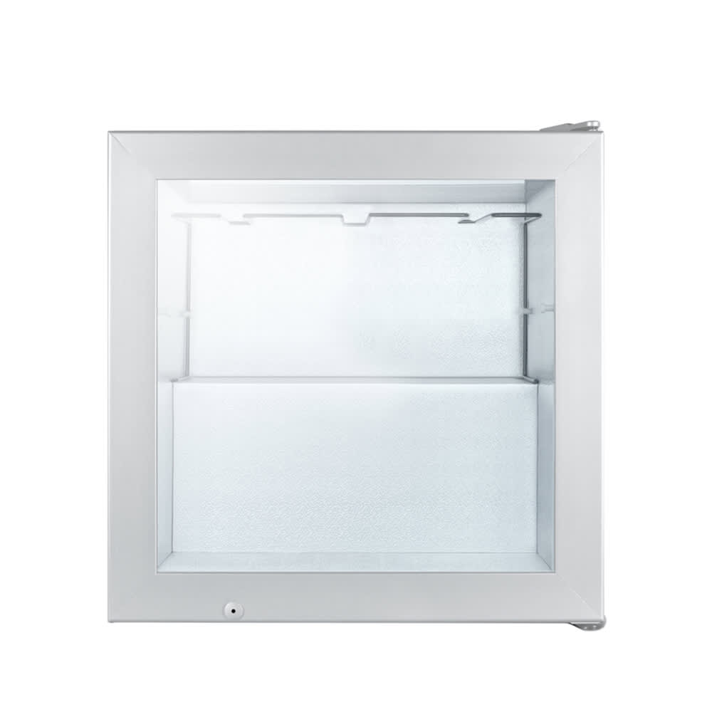 Summit SCFU386CSSVK 2 cu ft Countertop Vodka & Martini Glass Froster w/ Glass Door - Stainless, 115v