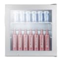 Summit SCFU386FROST 24" Countertop Freezer w/ Front Access - Swing Glass Door, Gray, 115v thumbnail 2