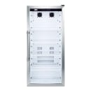 Summit SCR1006 21 1/4" SCR Series One Section Glass Door Merchandiser - (1) Right Hinge Door, White, 115v thumbnail 2