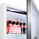 Summit SCR1006 21 1/4" SCR Series One Section Glass Door Merchandiser - (1) Right Hinge Door, White, 115v thumbnail 4