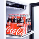 Summit SCR1006 21 1/4" SCR Series One Section Glass Door Merchandiser - (1) Right Hinge Door, White, 115v thumbnail 5