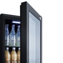 Summit SCR114L 14" Countertop Refrigerator w/ Front Access - Swing Door, Black, 115v thumbnail 4