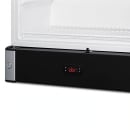 Summit SCR1154 23 3/8" SCR Series One Section Glass Door Merchandiser - (1) Right Hinge Door, White, 115v thumbnail 3