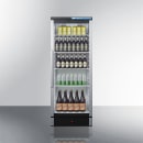 Summit SCR1154 23 3/8" SCR Series One Section Glass Door Merchandiser - (1) Right Hinge Door, White, 115v thumbnail 4