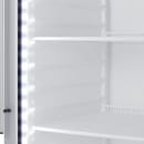 Summit SCR1154 23 3/8" SCR Series One Section Glass Door Merchandiser - (1) Right Hinge Door, White, 115v thumbnail 5