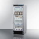 Summit SCR1154 23 3/8" SCR Series One Section Glass Door Merchandiser - (1) Right Hinge Door, White, 115v thumbnail 6