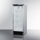 Summit SCR1154 23 3/8" SCR Series One Section Glass Door Merchandiser - (1) Right Hinge Door, White, 115v thumbnail 9