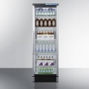 Summit SCR1301 23 3/8" SCR Series One Section Glass Door Merchandiser - (1) Right Hinge Door, White, 115v thumbnail 5