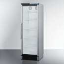 Summit SCR1301 23 3/8" SCR Series One Section Glass Door Merchandiser - (1) Right Hinge Door, White, 115v thumbnail 7