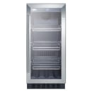 Summit SCR1536BGCSS 14 3/4" W Undercounter Refrigerator w/ (1) Section & (1) Door, 115v thumbnail 2