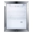 Summit SCR314L 19" Countertop Refrigerator w/ Front Access - Swing Door, Black, 115v thumbnail 2