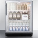 Summit SCR600BGLMBL 23 5/8" W Undercounter Refrigerator w/ (1) Section & (1) Door, 115v thumbnail 3
