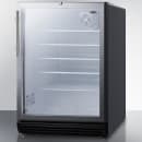 Summit SCR600BGLMBL 23 5/8" W Undercounter Refrigerator w/ (1) Section & (1) Door, 115v thumbnail 4