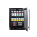 Summit SCR610BLSD 23 5/8"W Undercounter Refrigerator w/ (1) Section & (1) Door, 115v thumbnail 4