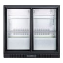 Summit SCR700B 36" Countertop Refrigerator w/ Front Access - Sliding Door, Black, 115v thumbnail 2