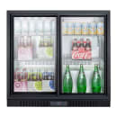Summit SCR700B 36" Countertop Refrigerator w/ Front Access - Sliding Door, Black, 115v thumbnail 3
