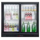 Summit SCR700BCSS 35 1/2" Bar Refrigerator - 2 Sliding Glass Doors, Stainless, 115v thumbnail 3