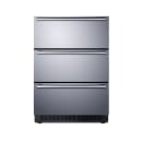 Summit SP6DS3DOS 24" Undercounter Refrigerator w/ (1) Section & (3) Drawers, 115v thumbnail 2