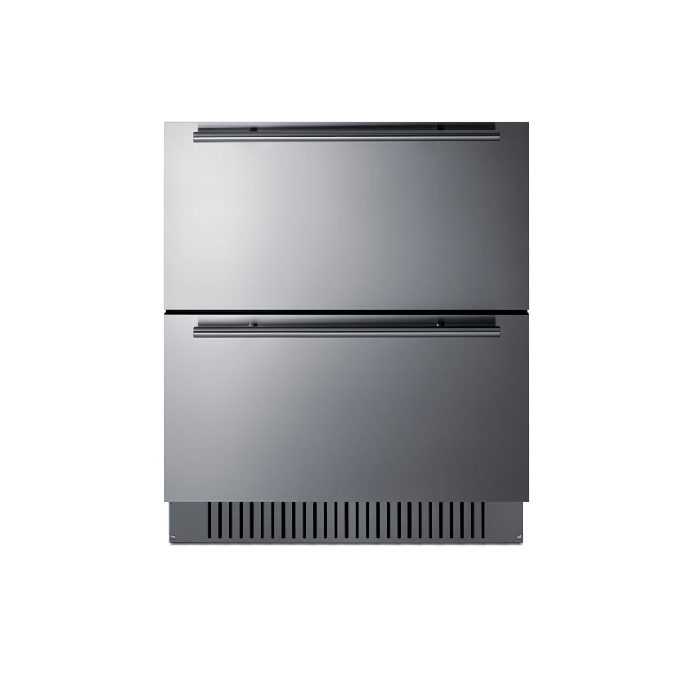 Summit SPR275OS2DADA 27" W Undercounter Refrigerator w/ (1) Section & (2) Drawers, 115v