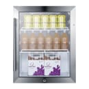 Summit SPR314LOSCSS 2.1 cu ft Outdoor Countertop Refrigerator w/ Glass Door - Stainless Steel, 115v thumbnail 3