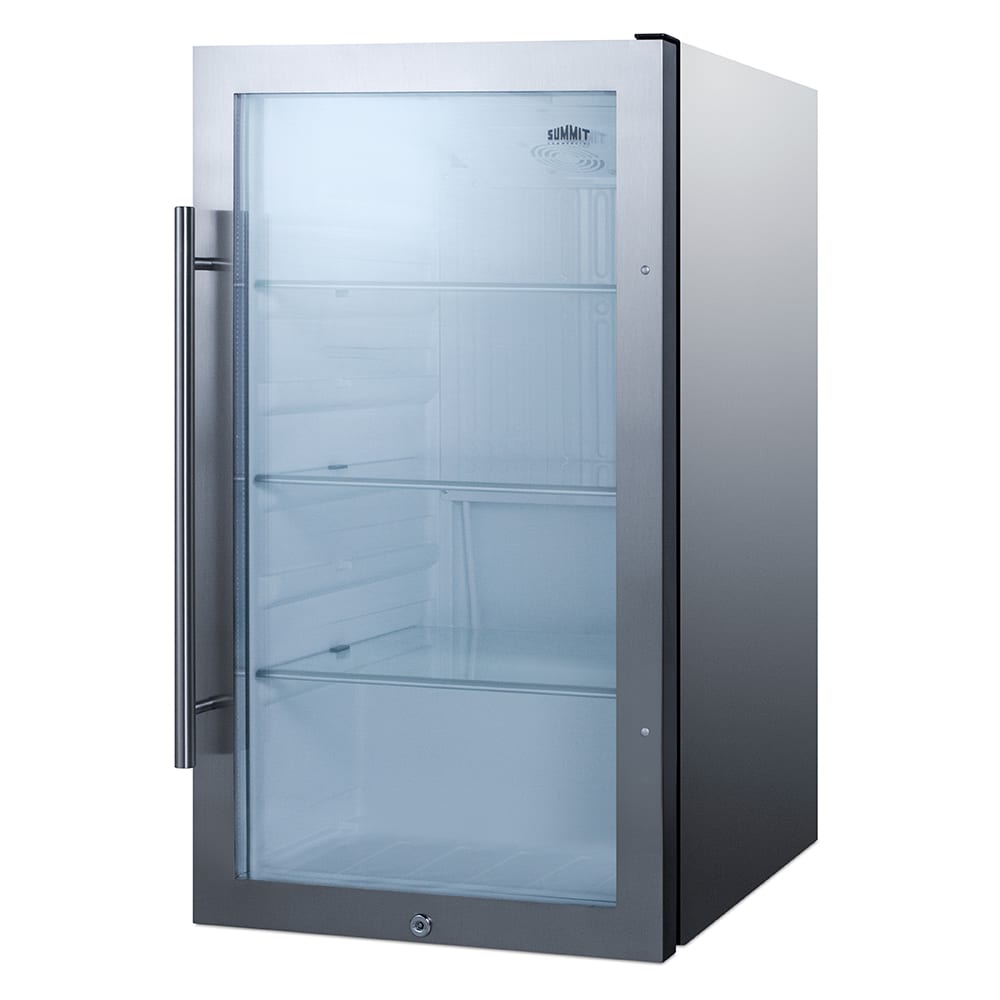 Summit SPR489OSCSS 19" Undercounter Outdoor Refrigerator w/ (1) Section & (1) Door, 115v