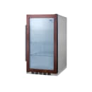 Summit SPR489OSCSSPNR 19"W Undercounter Outdoor Refrigerator w/ (1) Section & (1) Glass Door - Panel Ready, 115v thumbnail 2