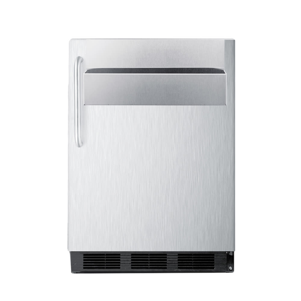 Summit SPR7BOSSTSR 23 3/4" Undercounter Refrigerator w/ (1) Door & (1) Speed Rail, 115v