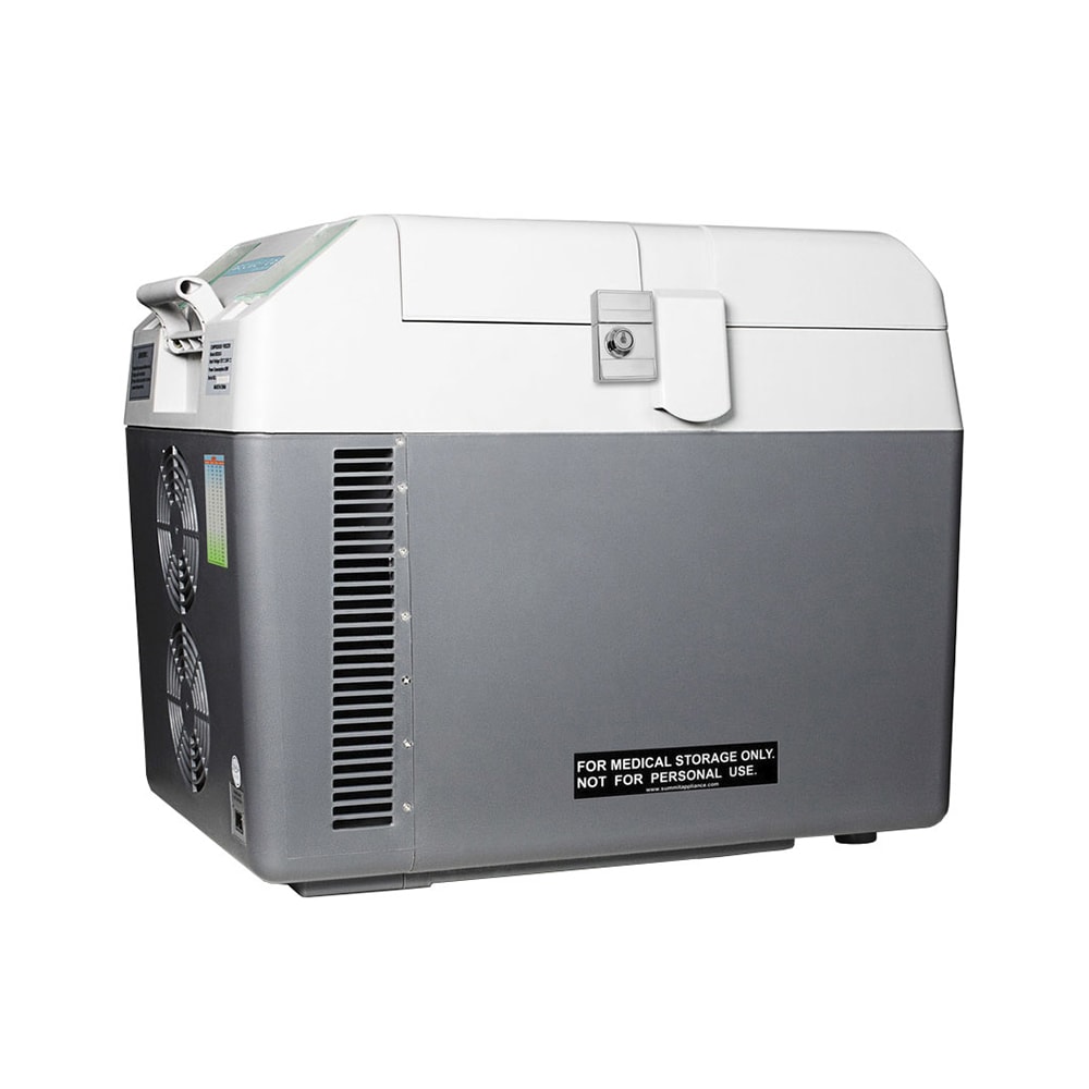 Accucold 0.88 cu ft Portable Medical Refrigerator/Freezer w/ Handles - Gray, 115v (SPRF26M)