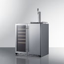 Summit SWBC3041 30" Dual Zone Draft Wine System/Cellar with (1) 1/6 Size Keg Capacity - Stainless, 115v thumbnail 3
